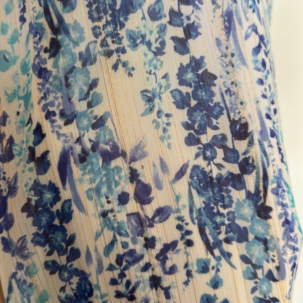 NWT Lulu’s Belle white floral maxi cutout dress - Picture 7 of 10